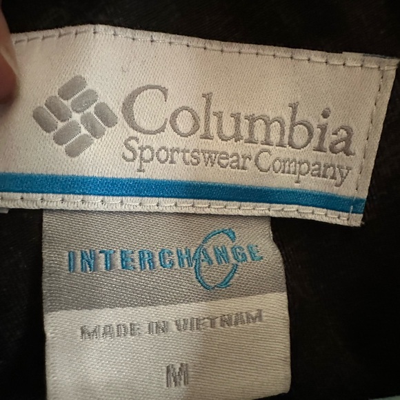 Columbia Black/Gray Patterned Lightweight Jacket size Medium - Picture 6 of 12